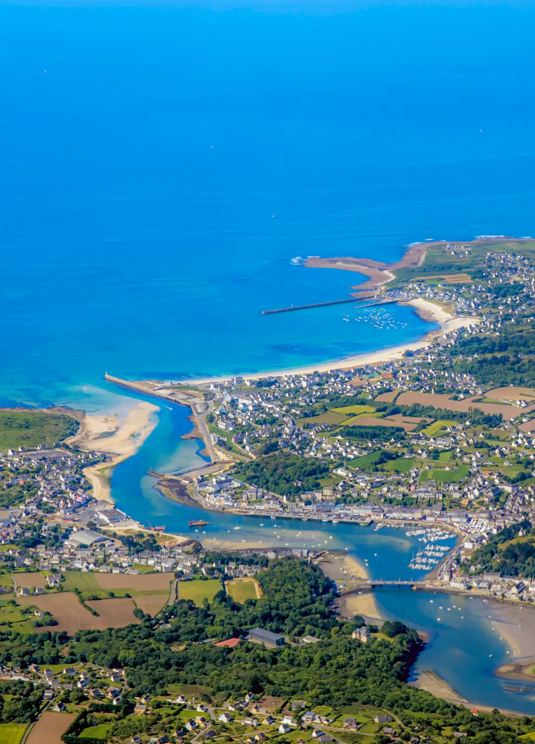 vue aerienne Bénodet