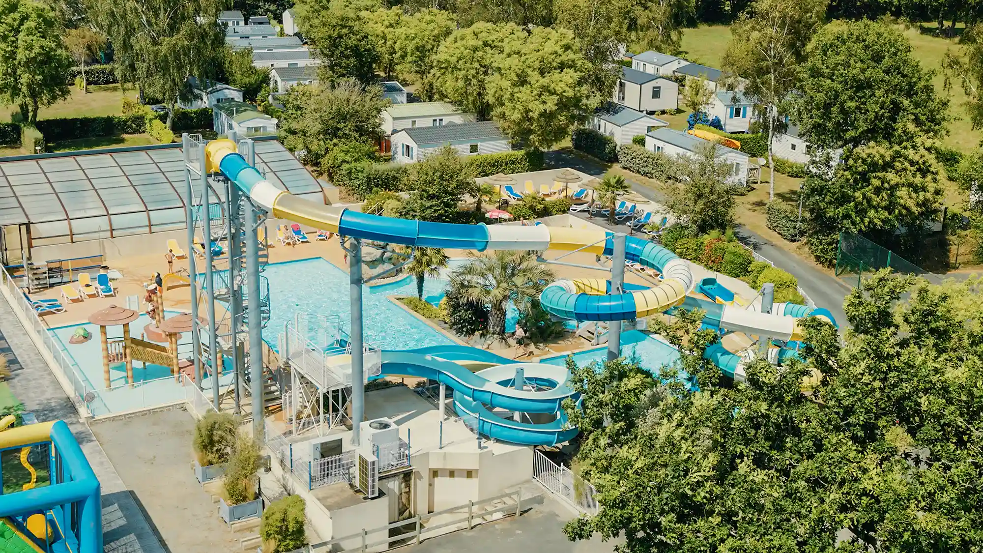 parc aquatique du camping dans le Finistère sud